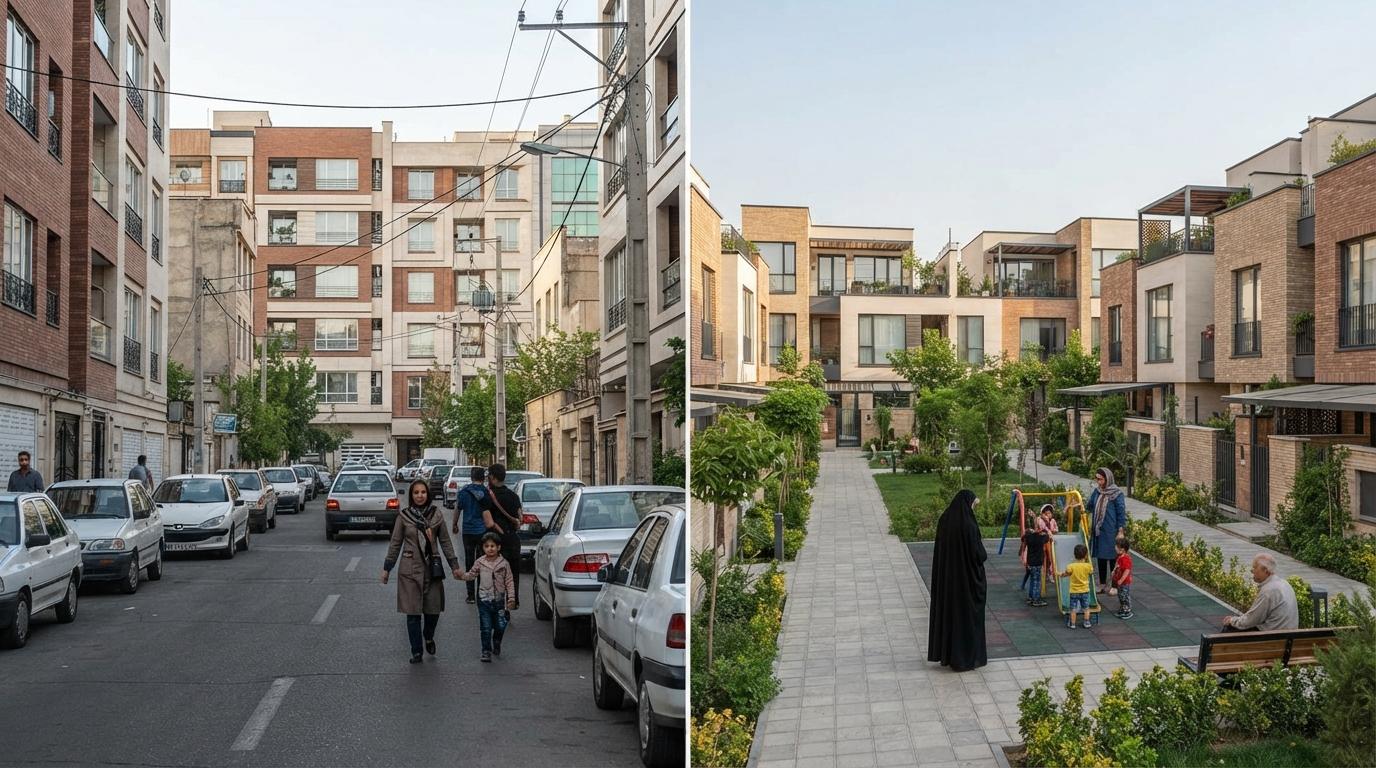 تفاوت سازمان فضایی و فرصت‌های زندگی روزمره