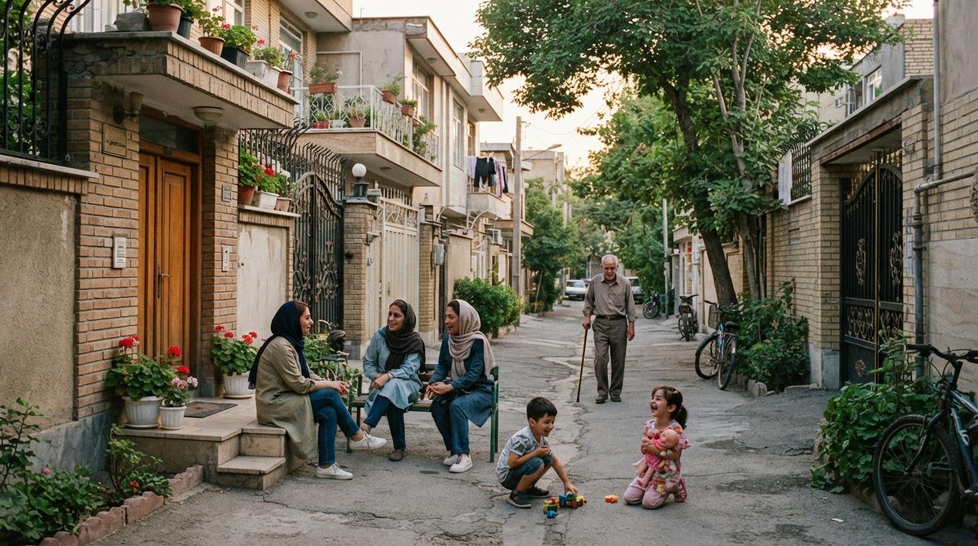 فضای محله و امکان شکلگیری روابط همسایگی