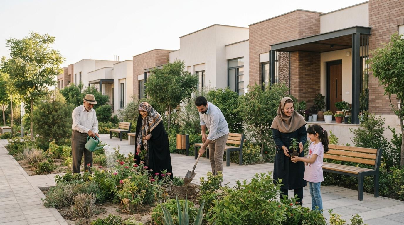 مشارکت ساکنان در رسیدگی به فضای مشترک محله